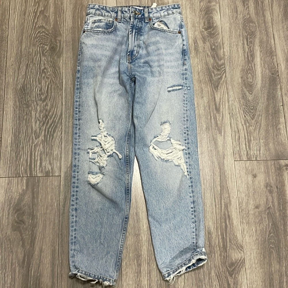 Zara mom jeans